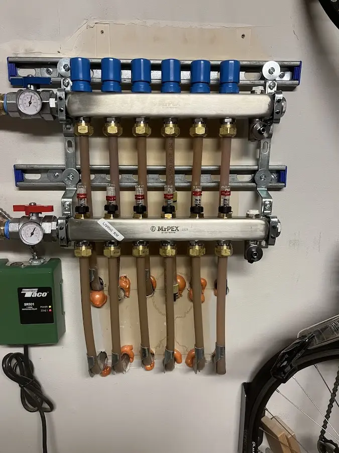 Plumber performing Leak Detection at a residential property in Malvern